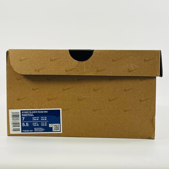 Nike Women's Blazer Roam Mid 'Black Racer Blue' FQ9065-001 Boot Multi Size - Picture 10 of 13